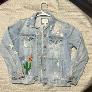 Forever 21 blue Jean jacket Sz Small